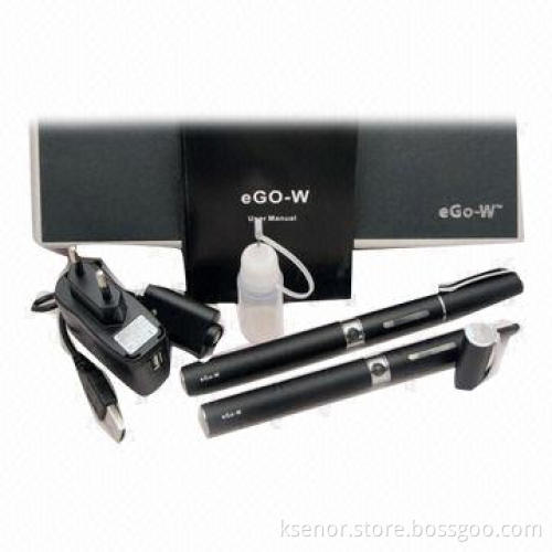 Pen Style eGO-W E-cigarette Starter Kit with 500 Puffs One PC of Cartridge
